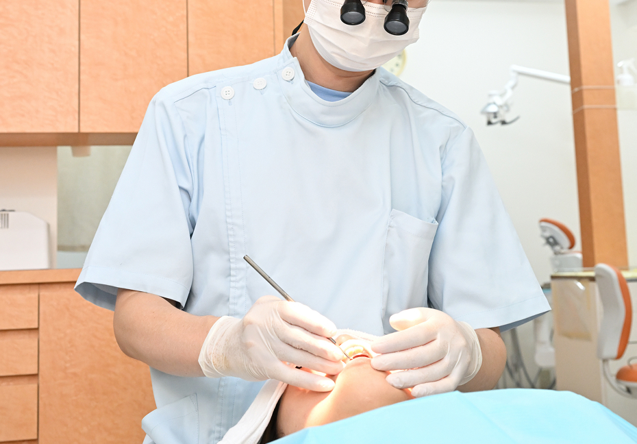 歯を残すため、予防中心の治療を